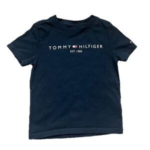 Tommy Hilfiger Boys Navy Short Sleeve T-Shirt - Size XXS (0778)